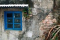 Old house at Sisi Nan Cun or Four Four South Village, Old military village in Taipei, Taiwan Royalty Free Stock Photo