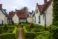 Old house and a small park Royalty Free Stock Photo