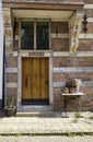 old house from 1626 in the streets of hattem in holland