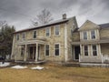 Old house stripped of paint Royalty Free Stock Photo