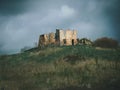 Old house on the top of the hill Royalty Free Stock Photo