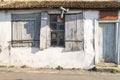 Old house with traditional windows