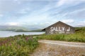 An old house in Tundra Dr road, Unalaska, Alaska.