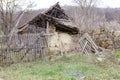 Old abandoned village house let in ruin Royalty Free Stock Photo