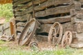 Old house and wheels