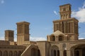 Old house with wind towers in Abarkuh, Iran Royalty Free Stock Photo