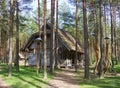 Old house in woods