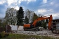 Old houses are being demolished Royalty Free Stock Photo
