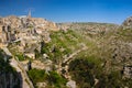 Old town. Matera. Basilicata. Apulia or Puglia. Italy Royalty Free Stock Photo