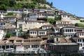 The old houses of Berat on Albania Royalty Free Stock Photo