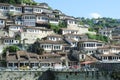 The old houses of Berat on Albania Royalty Free Stock Photo