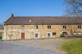 Old houses at the castle square in Seeburg