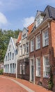 Old houses in the center of Leer, Germany