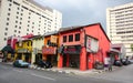 Old houses at Chinatown in Kuala Lumpur, Malaysia