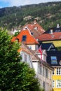 Old houses in city of Bergen, Norway Royalty Free Stock Photo