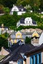 Old houses in the city, Norway Royalty Free Stock Photo