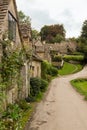 Old houses in Cotswold district of England Royalty Free Stock Photo
