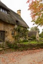 Old houses in Cotswold district of England Royalty Free Stock Photo