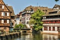 Old houses in the district of La Petite France in Strasbourg