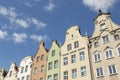 Old houses at Dlugi Targ square in Gdansk, Danzig, Poland Royalty Free Stock Photo