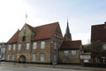 OLD HOUSES AND FLENSBURG HABOUR