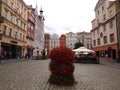 Historical market square of Swidnica Poland