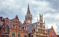 Old houses in Gent Royalty Free Stock Photo