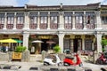 Old houses at Georgetown in Penang, Malaysia