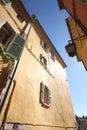 Old houses of Hyeres with jalousies