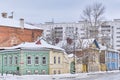 Old houses on Kayum Nasyri street, Kazan, Russia