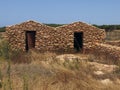 Old houses made of stone in Sicily Italy Royalty Free Stock Photo