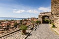 Old houses in medieval town Bolsena, Italy Royalty Free Stock Photo