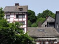 Old houses in Monschau, Germany Royalty Free Stock Photo