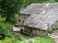 Old houses near Mont Gerbier-de-Jonc, Ardeche, France