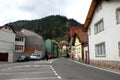 Old houses in Schei district of Brasov. Royalty Free Stock Photo