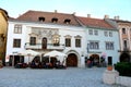 Old houses in Sopron (Ãâdenburg), Hungary Royalty Free Stock Photo