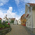 Old houses in Stavanger, Norway.