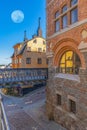 Old houses in Stockholm. Sodermalm district. Sweden.