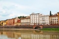 Old houses on the Arno River Royalty Free Stock Photo