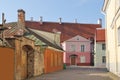 Old houses in Tallinn Royalty Free Stock Photo