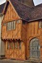 Lavenham UK.Old Houses Royalty Free Stock Photo