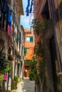 Old houses in Vernazza, Cinqueterre, Italy Royalty Free Stock Photo