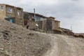 Old houses in the village of Khinalig