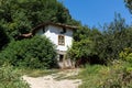 Old houses in village of Rozhen, Bulgaria Royalty Free Stock Photo