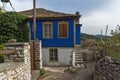 Old houses in village of Theologos,Thassos island, Greece Royalty Free Stock Photo