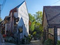 Old houses in the old village of Tihany