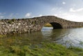Old Hump Back Bridge, Aberffraw, Anglesey. Royalty Free Stock Photo