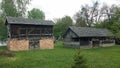 old hungarian buildings in hungary