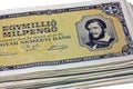 Old Hungarian one million pengo Royalty Free Stock Photo