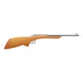 Old hunter rifle icon, cartoon style Royalty Free Stock Photo